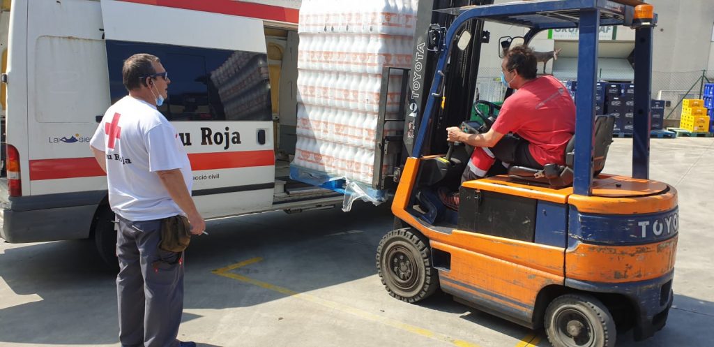 Creu Roja Palafrugell rep 1.620 litres de llet